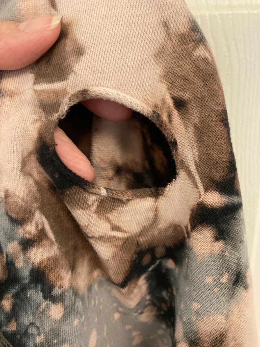 Affliction Black & Beige Tie-Dye Logo Sweatshirt - Picture 8 of 16